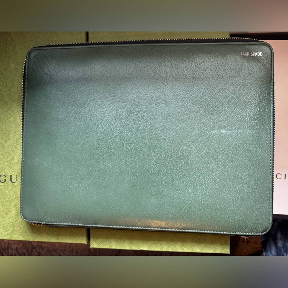 JACK SPADE - leather portfolio